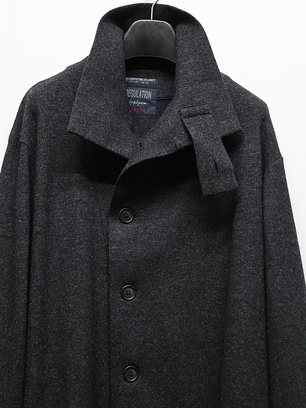 Yohji Yamamoto���襦����ޥ��/����������ŷ�� RE�ϥ��ͥå����󥰥�����/CHARCOAL