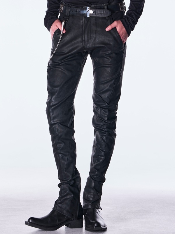 (ͽ���ʡ�11������12������ͽ��/kiryuyrik������奦����奦/Denim Curve Pants/Black