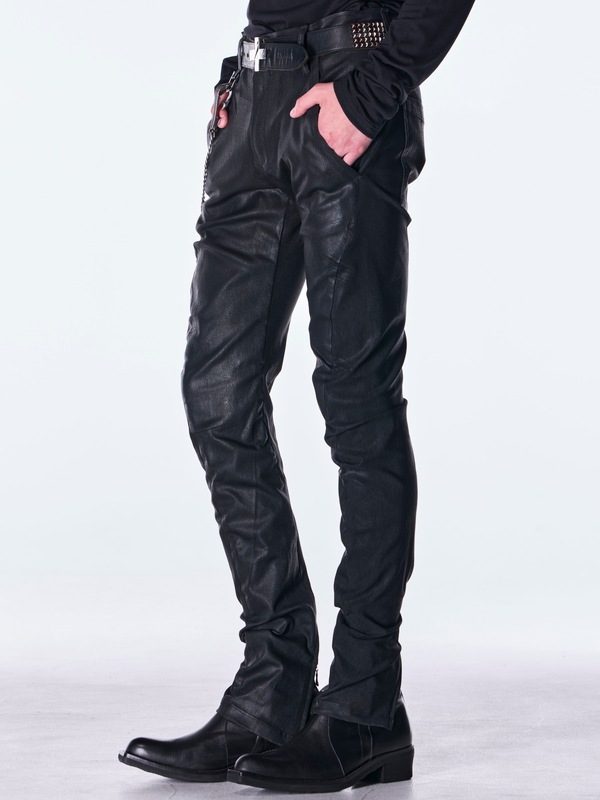 (ͽ���ʡ�11������12������ͽ��/kiryuyrik������奦����奦/Denim Curve Pants/Black