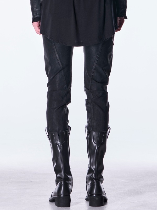 (ͽ���ʡ�11������12������ͽ��/kiryuyrik������奦����奦/Denim Curve Pants/Black