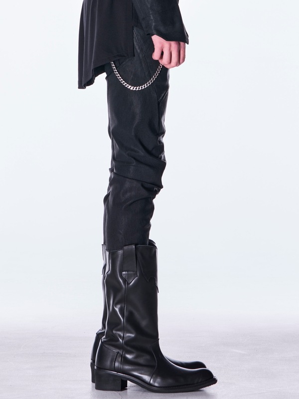 (ͽ���ʡ�11������12������ͽ��/kiryuyrik������奦����奦/Denim Curve Pants/Black