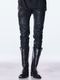 (ͽ���ʡ�11������12������ͽ��/kiryuyrik������奦����奦/Denim Curve Pants/Black