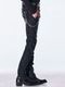 (ͽ���ʡ�11������12������ͽ��/kiryuyrik������奦����奦/Denim Curve Pants/Black