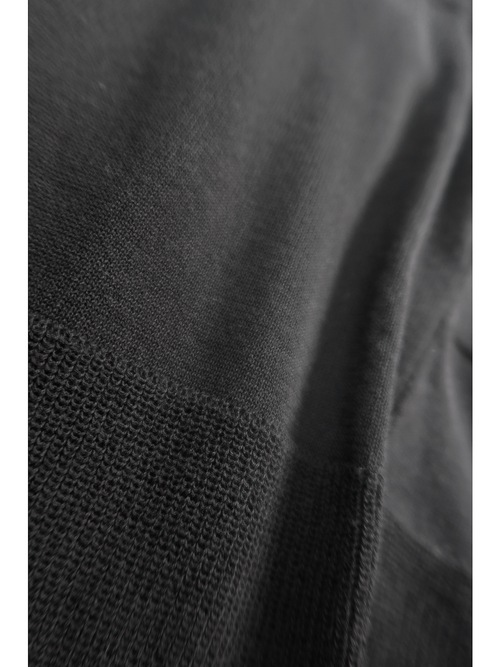 SALE30%OFF/nude:masahiko maruyama ̡:ޥҥޥ/14GG-2PLY Cotton Hard-Twisted KNIT CARDIGAN/Black