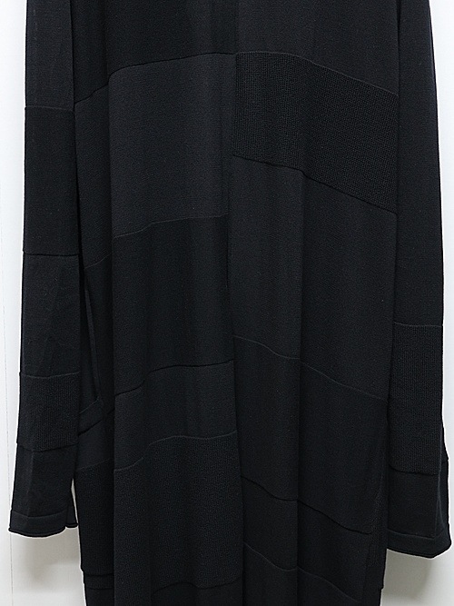 nude:masahiko maruyama ̡:ޥҥޥ/14GG-2PLY Cotton Hard-Twisted KNIT CARDIGAN/Black.