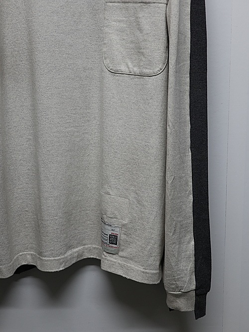 Maison MIHARA YASUHIRO��COMBINED LONG SLEEVES TEE/WHITE