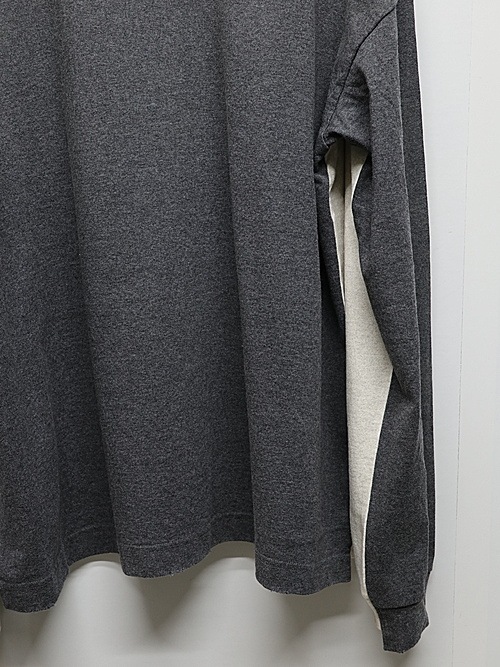 Maison MIHARA YASUHIRO��COMBINED LONG SLEEVES TEE/WHITE
