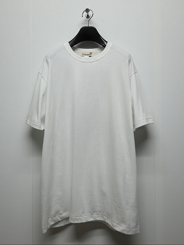 Ground Y�����饦��ɥ磻/20/- JERSEY BAT T-SHIRT/WHITE