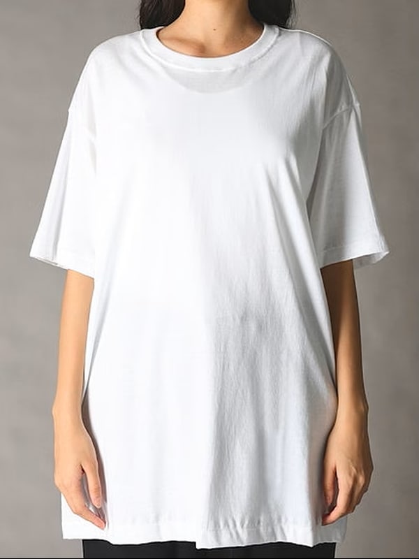 Ground Y�����饦��ɥ磻/20/- JERSEY BAT T-SHIRT/WHITE