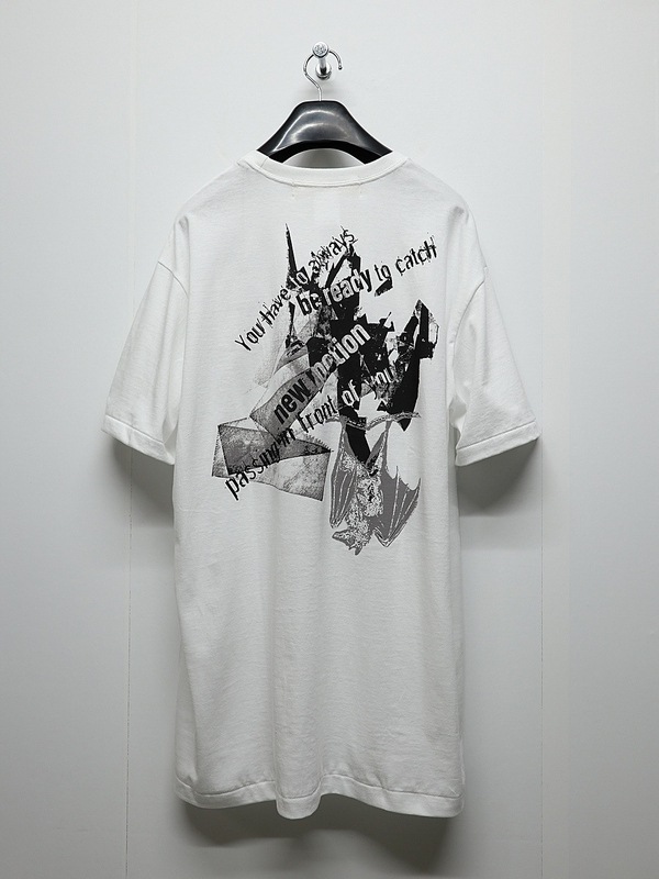 Ground Y�����饦��ɥ磻/20/- JERSEY BAT T-SHIRT/WHITE