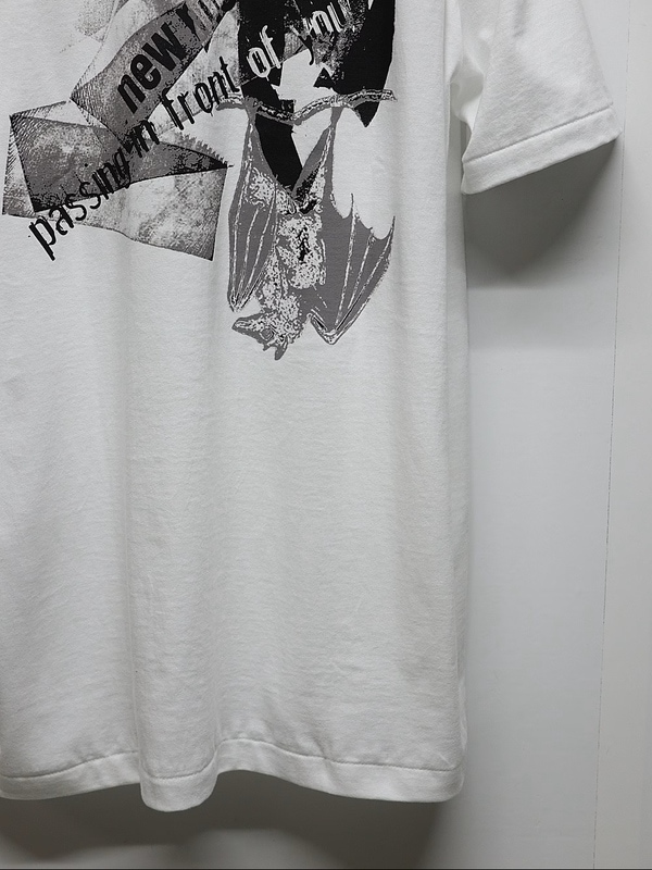 Ground Y�����饦��ɥ磻/20/- JERSEY BAT T-SHIRT/WHITE