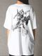 Ground Y�����饦��ɥ磻/20/- JERSEY BAT T-SHIRT/WHITE