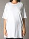 Ground Y�����饦��ɥ磻/20/- JERSEY BAT T-SHIRT/WHITE