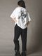 Ground Y�����饦��ɥ磻/20/- JERSEY BAT T-SHIRT/WHITE