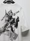 Ground Y�����饦��ɥ磻/20/- JERSEY BAT T-SHIRT/WHITE
