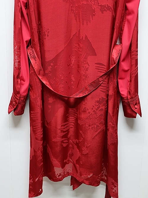 (ͽ���ʡ�7��8������ͽ��/kiryuyrik������奦����奦/Sahadow Butterfly Opal Stoal Flare Shirt/Red