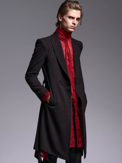 (ͽ���ʡ�7��8������ͽ��/kiryuyrik������奦����奦/Sahadow Butterfly Opal Stoal Flare Shirt/Red