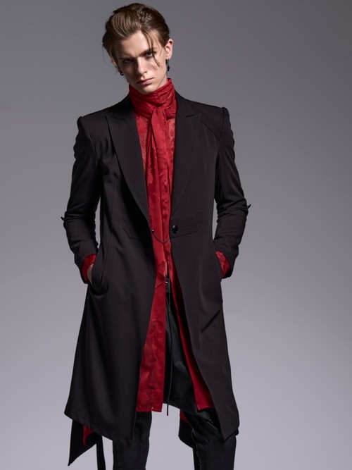 (ͽ���ʡ�7��8������ͽ��/kiryuyrik������奦����奦/Sahadow Butterfly Opal Stoal Flare Shirt/Red