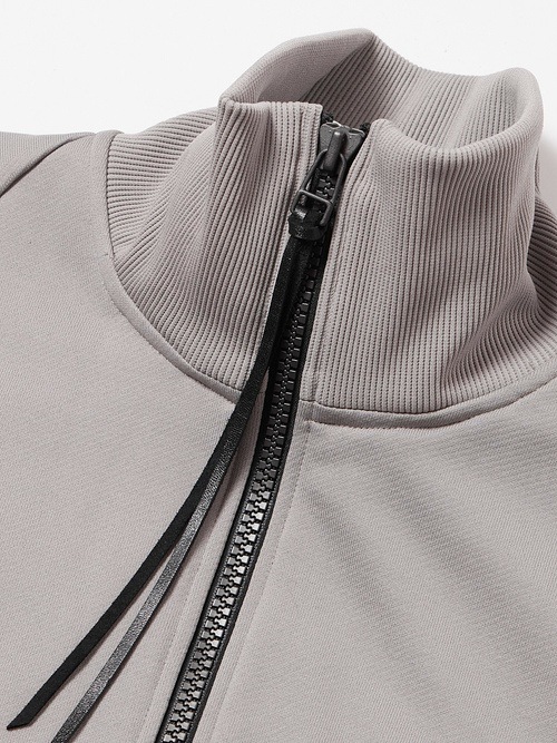 RIPVANWINKLE����åץ����󥦥��󥯥�/����Υ�롼�� TWIST ZIP UP JERSEY/GREIGE