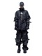 (ͽ)910ͽ/JULIUSꥦ/COATED CLOTH VEST4/BLACK