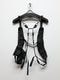 JULIUSꥦ/COATED CLOTH VEST4/BLACK