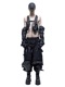 (ͽ)910ͽ/JULIUSꥦ/COATED CLOTH VEST4/BLACK