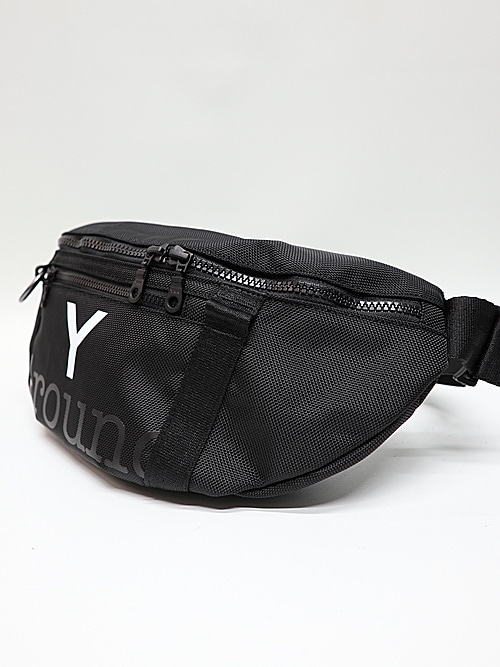 SALE30%OFF/Ground Y�����饦��ɥ磻/NEWERA Waist Bag/BLACK.