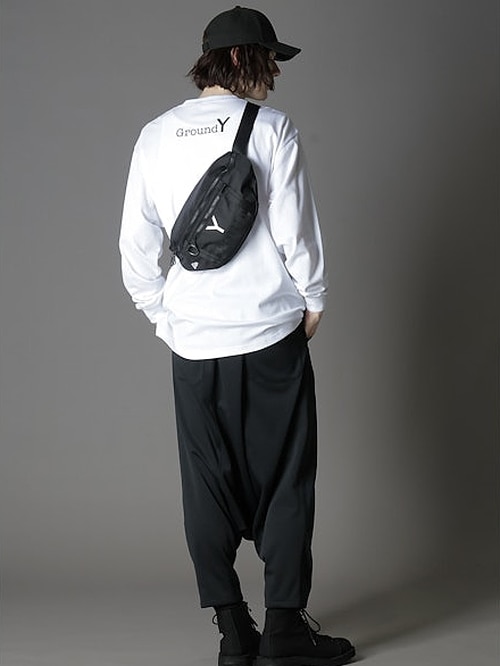 SALE30%OFF/Ground Y�����饦��ɥ磻/NEWERA Waist Bag/BLACK.