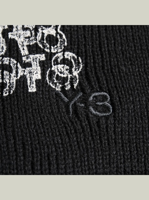 Y-3���磻���꡼/MERCH BEANIE/BLACK