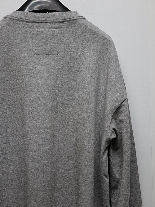 Maison MIHARA YASUHIRO��COMBINED LONG SLEEVES TEE/CHARCOAL