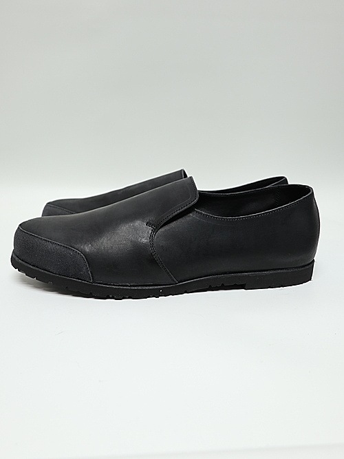 wjk�����֥른��������/combination slip-on shoes/black.