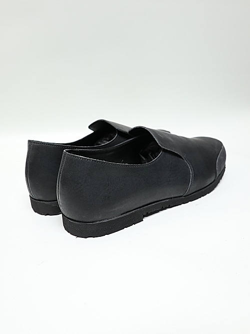 wjk�����֥른��������/combination slip-on shoes/black.