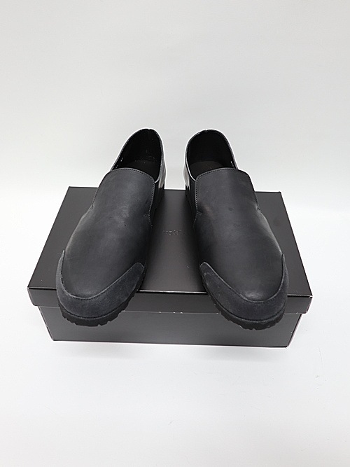 wjk�����֥른��������/combination slip-on shoes/black.