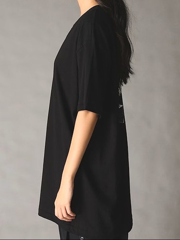 Ground Y�����饦��ɥ磻/20/- JERSEY BAT T-SHIRT/BLACK