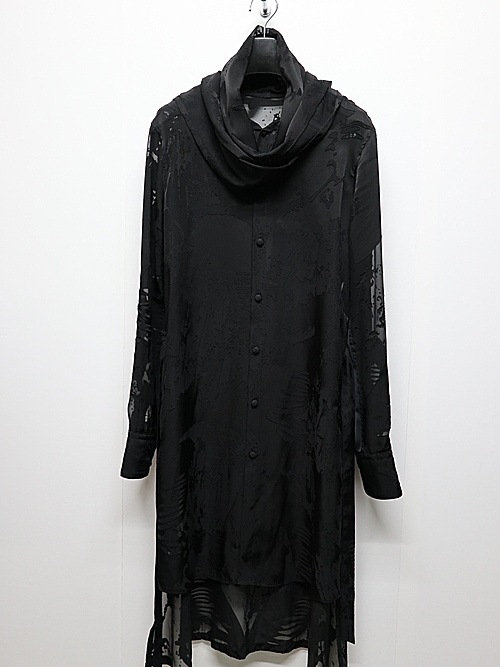 (ͽ���ʡ�7��8������ͽ��/kiryuyrik������奦����奦/Sahadow Butterfly Opal Stoal Flare Shirt/Black