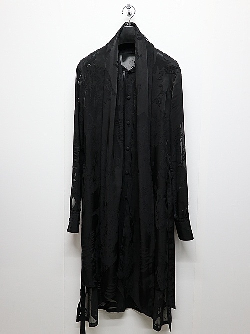 (ͽ���ʡ�7��8������ͽ��/kiryuyrik������奦����奦/Sahadow Butterfly Opal Stoal Flare Shirt/Black