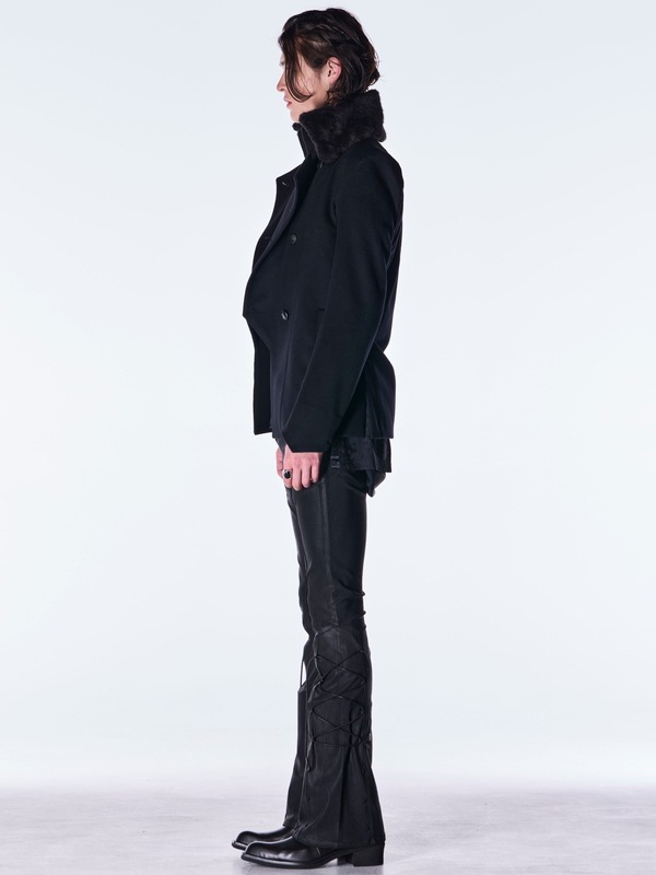 (ͽ���ʡ�11������12������ͽ��/kiryuyrik������奦����奦/High Tension Jersey Lace Up Flare Pants/Black
