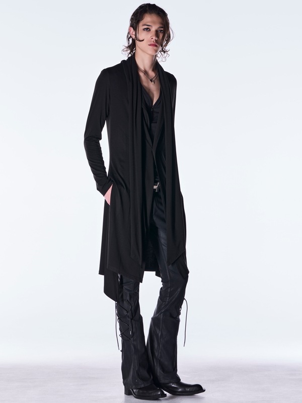 (ͽ���ʡ�11������12������ͽ��/kiryuyrik������奦����奦/High Tension Jersey Lace Up Flare Pants/Black