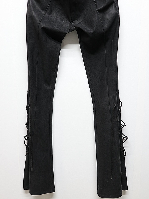 (ͽ���ʡ�11������12������ͽ��/kiryuyrik������奦����奦/High Tension Jersey Lace Up Flare Pants/Black