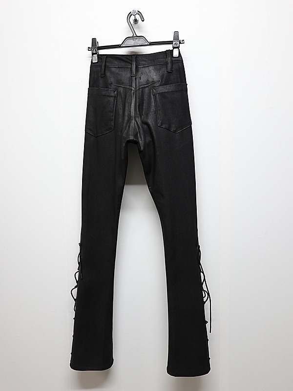 (ͽ���ʡ�11������12������ͽ��/kiryuyrik������奦����奦/High Tension Jersey Lace Up Flare Pants/Black