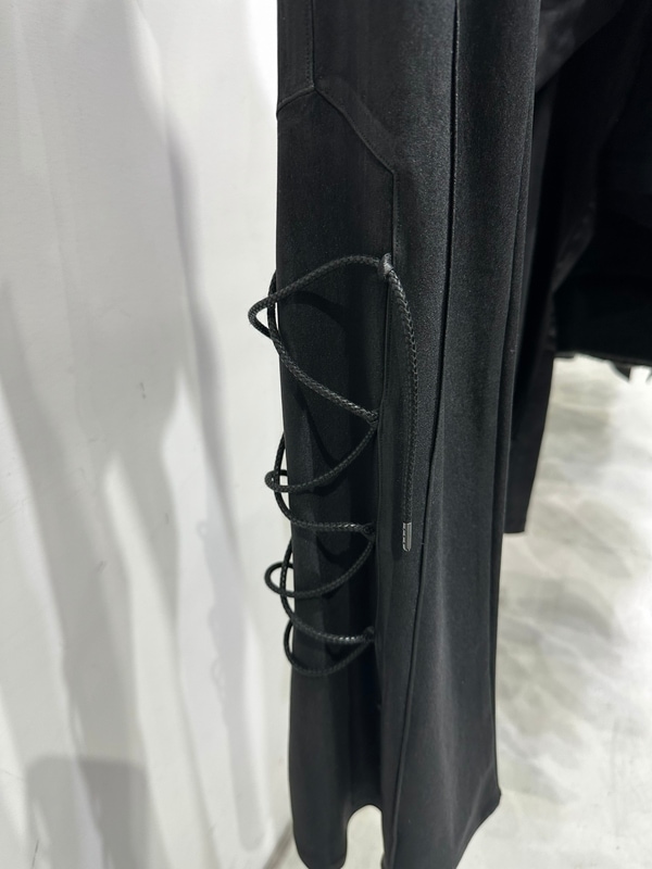 (ͽ���ʡ�11������12������ͽ��/kiryuyrik������奦����奦/High Tension Jersey Lace Up Flare Pants/Black