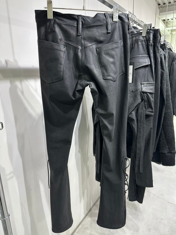 (ͽ���ʡ�11������12������ͽ��/kiryuyrik������奦����奦/High Tension Jersey Lace Up Flare Pants/Black