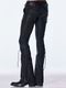 (ͽ���ʡ�11������12������ͽ��/kiryuyrik������奦����奦/High Tension Jersey Lace Up Flare Pants/Black