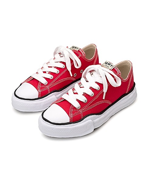 �㴰���Maison MIHARA YASUHIRO��PETERSON low��original sole canvas low cut sneaker/RED