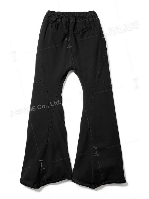 JULIUS����ꥦ��/COTTON DRY SWEAT TROUSERS10/BLACK