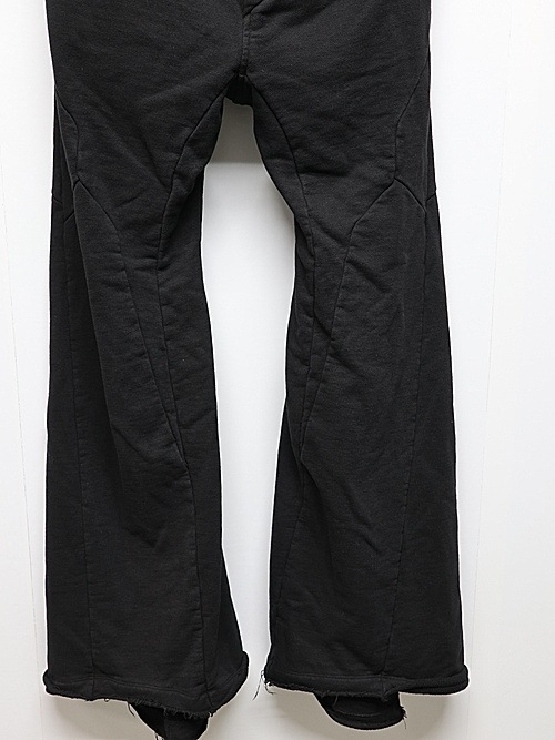 JULIUS����ꥦ��/COTTON DRY SWEAT TROUSERS10/BLACK
