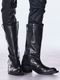 (ͽ���ʡ�11������12������ͽ��/kiryuyrik������奦����奦/Cow Hide Western Boots/Black