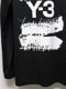 SALE30%OFF/Y-3磻꡼/U GFX LS TEE/BLACK