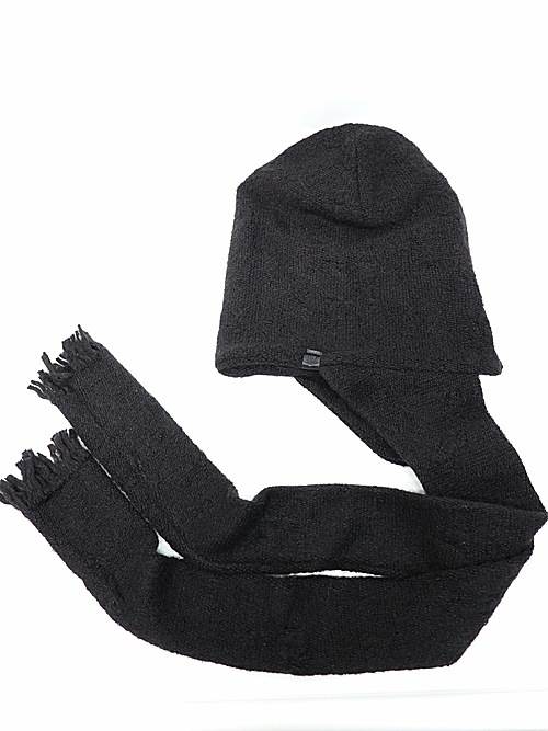 kiryuyrik������奦����奦/Border Stole Cap/Black&Black