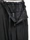 Ground Y�����饦��ɥ磻/TA/PE CREPE DE CHINE SAROUEL PANTS/BLACK